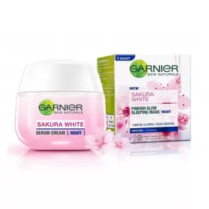 GARNIER SAKURAWHITE PINKISHGLOW NIGHT SLEEPING MASK 50ML