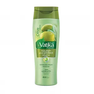 VATIKA - NOURISH & PROTECT SHAMPOO OLIVE & HENNA - 400ML