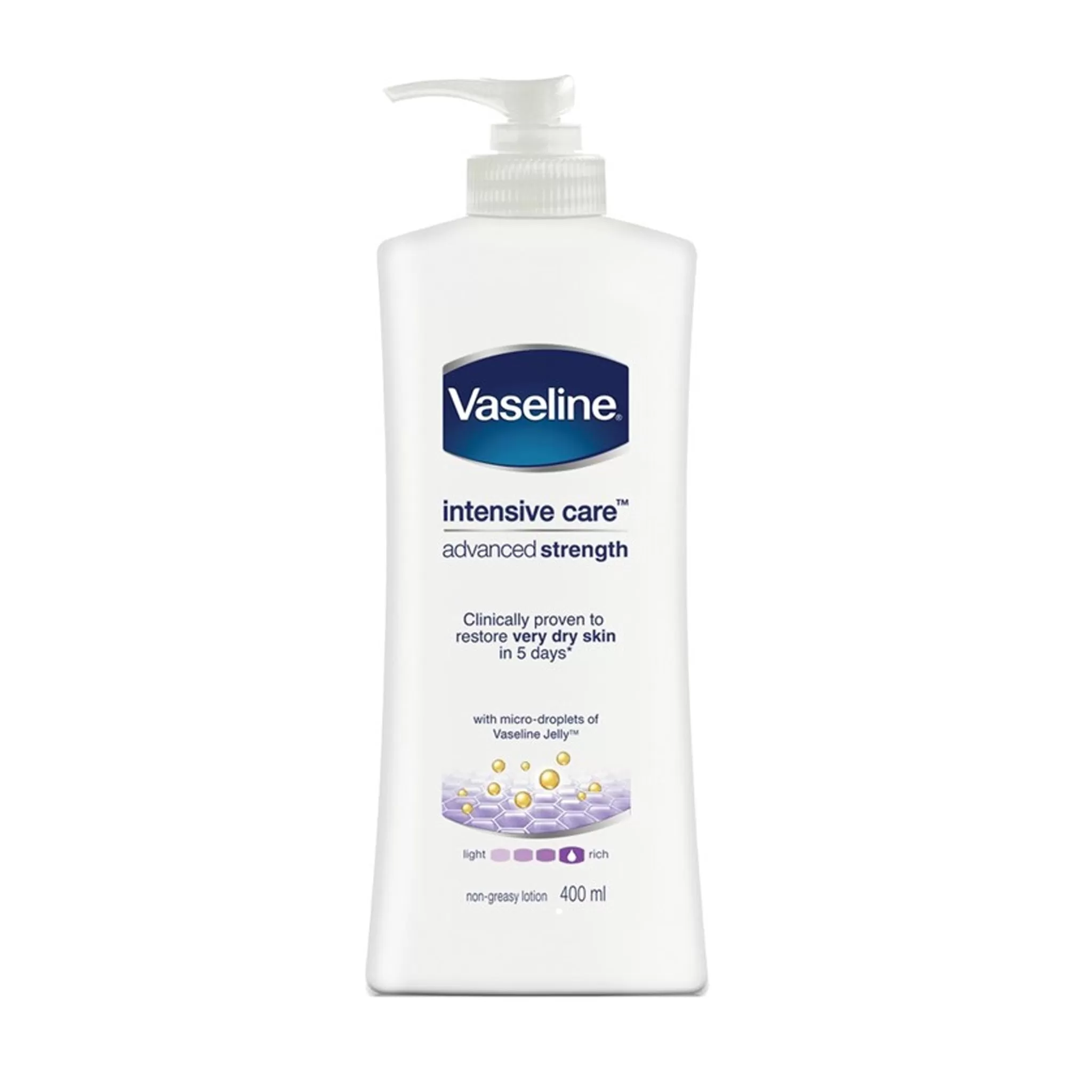 VASELINE - ADVANCED STRENGTH NON-GREASY LOTION - 400ML
