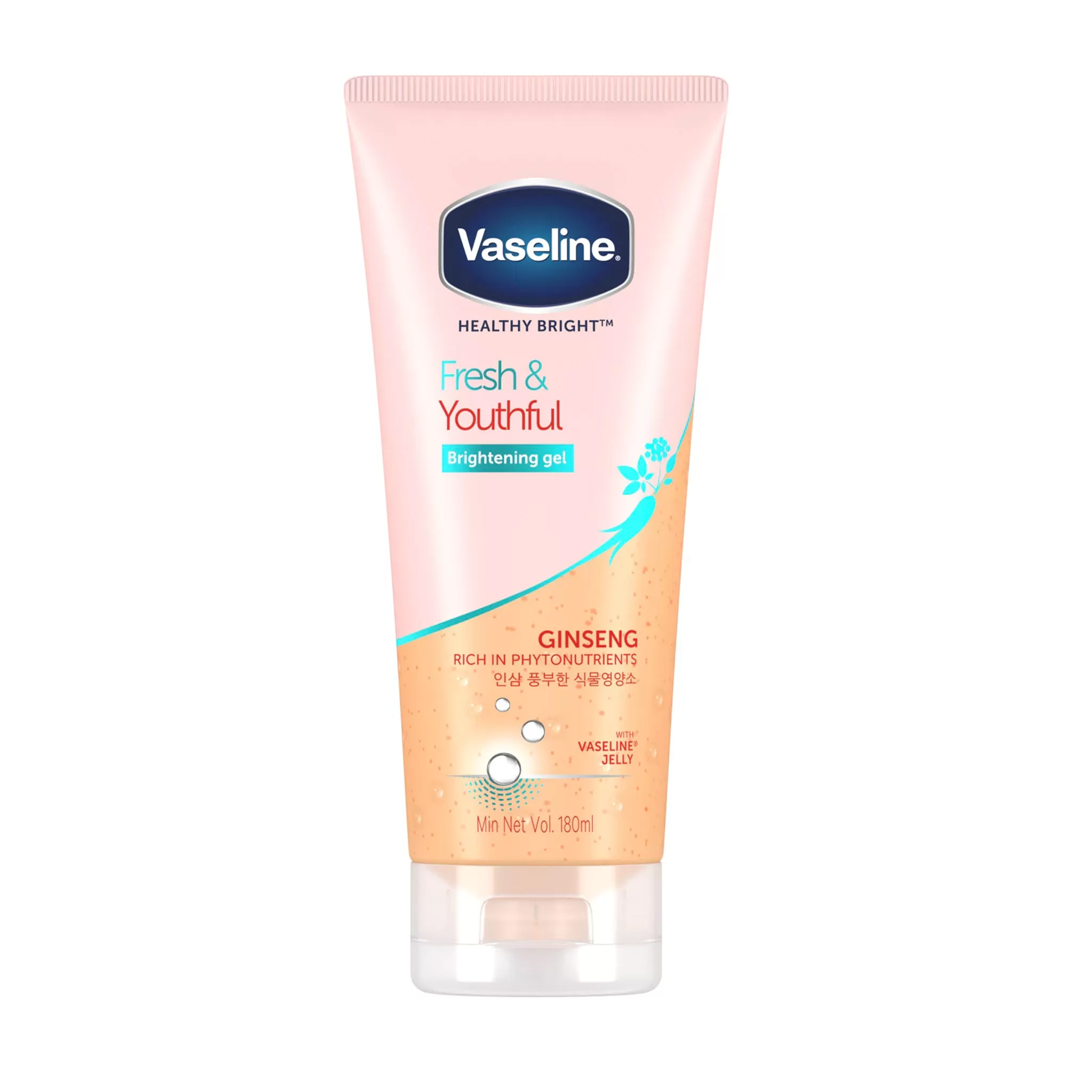 VASELINE - FRESH & YOUTHFUL BRIGHTENING GEL - 180ML