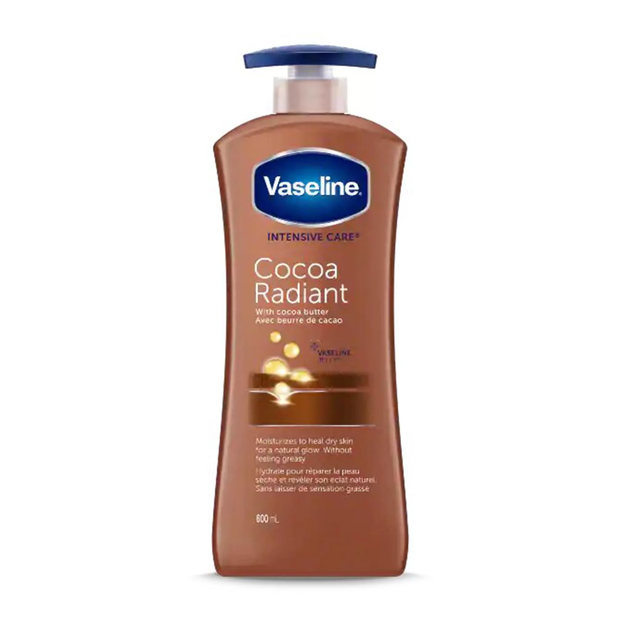 VASELINE INTENSIVE CARE COCOA RADIANT BODY LOTION 600ML