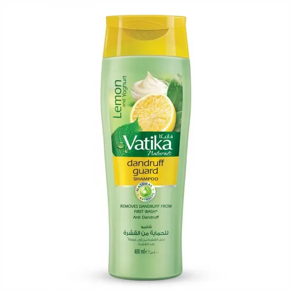 VATIKA DANDRUFF GUARD SHAMPOO WITH LEMON & YOGHURT 400ML