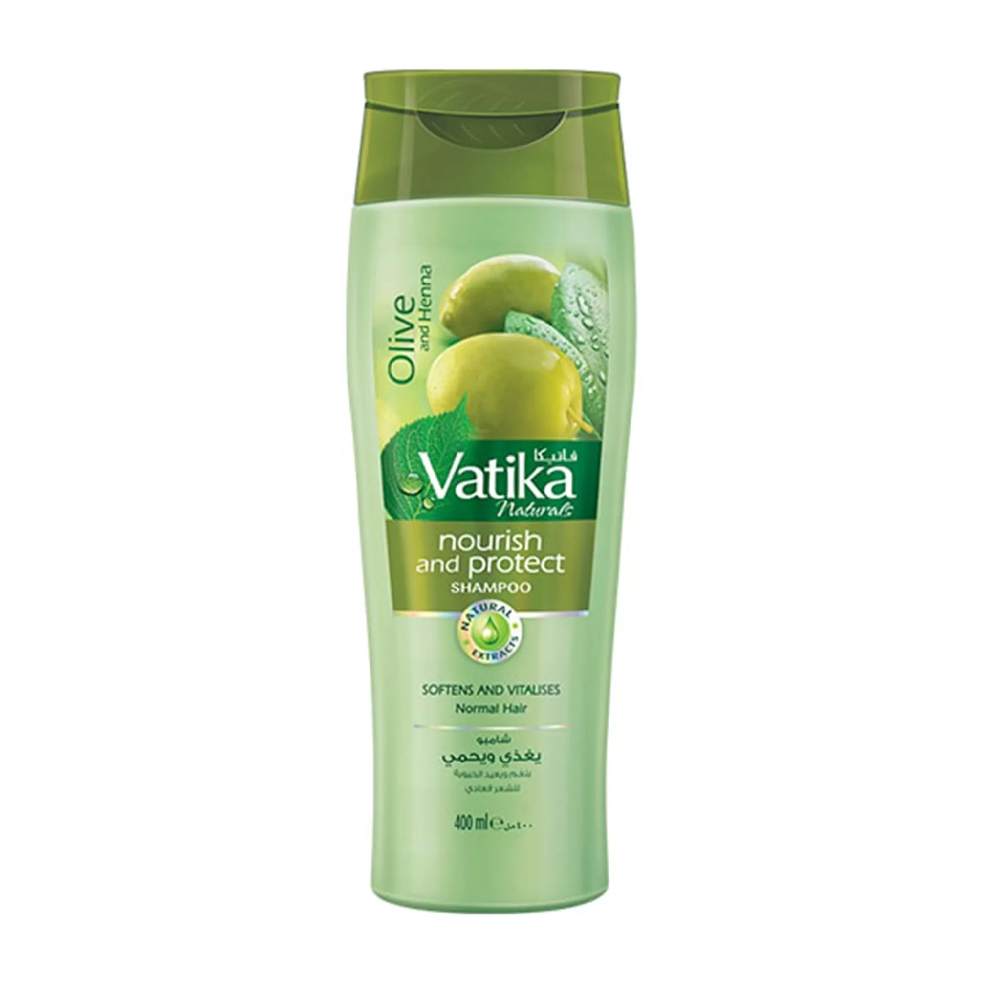 VATIKA - NOURISH & PROTECT SHAMPOO OLIVE & HENNA - 400ML