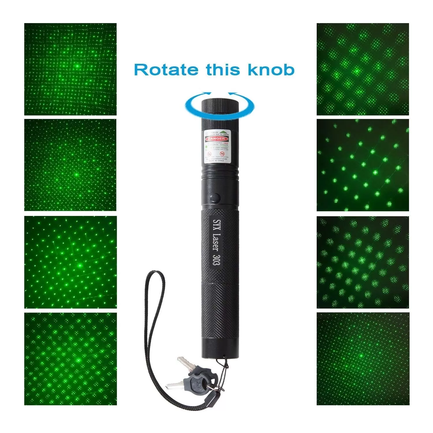 10KM military grade green laser 303 pointer Green - image 2
