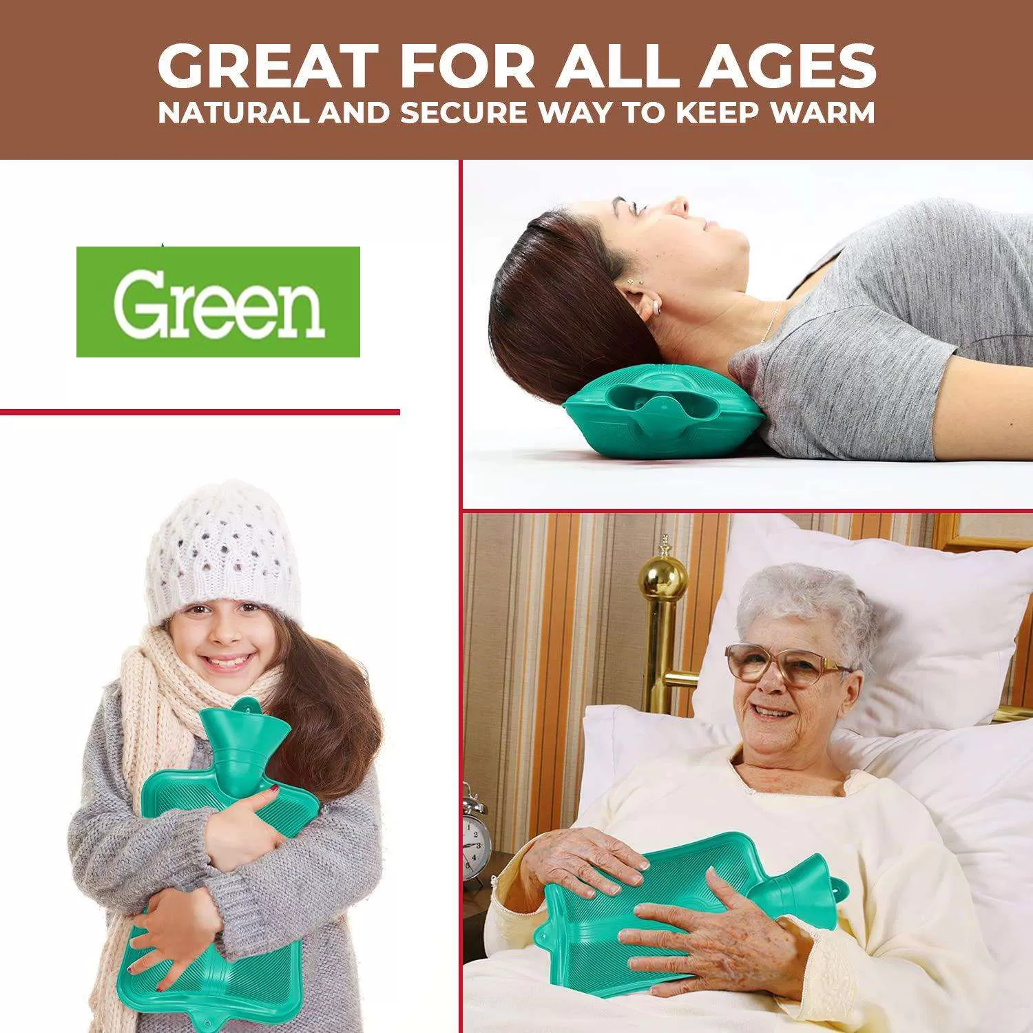 2.1 Liter Hot Water Bag Bottle  For Menstrual Pain - image 5