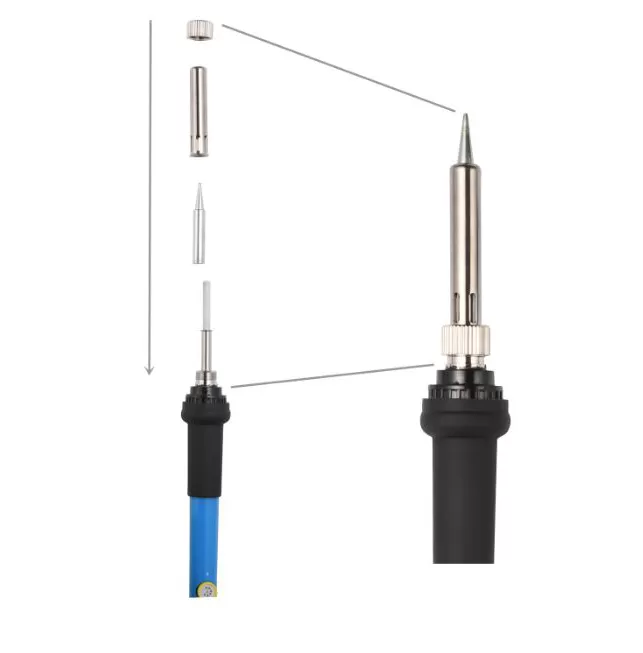 220V 60W Adjustable Temperature Electric Soldering Iron - image 6