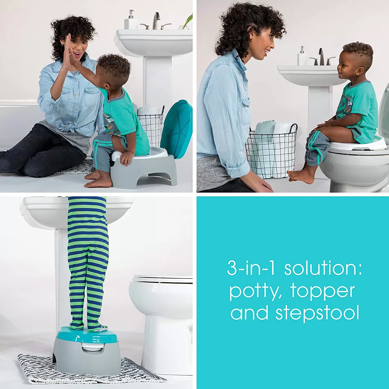 3-in-1  Potty Seat and Stepstool - image 2