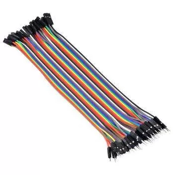 40 Pcs 30cm M/F Color Dupont Line Jumper Cable