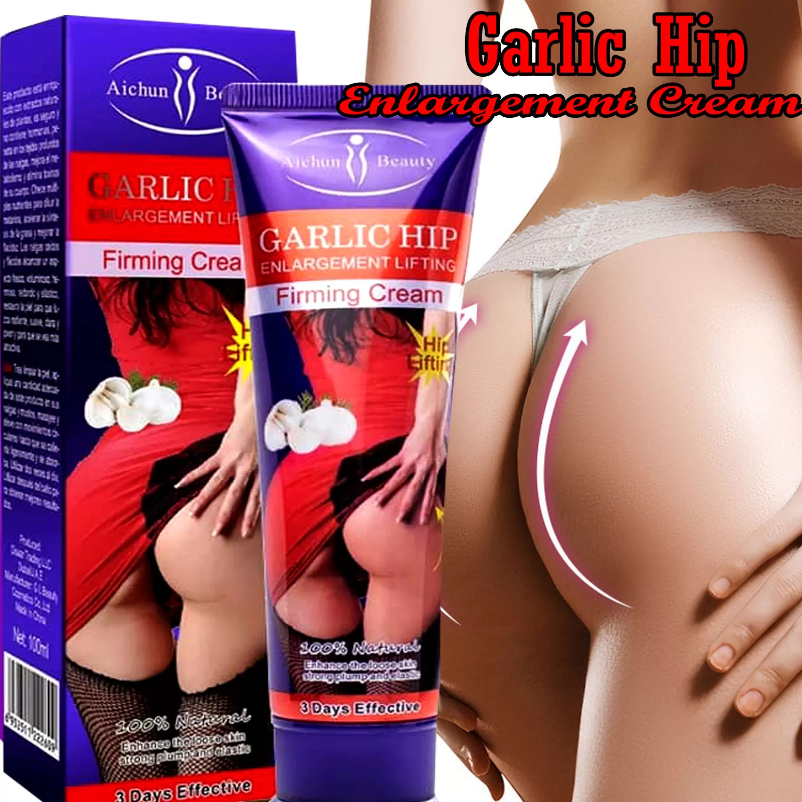 AICHUN BEAUTY Hip Enlargement Buttocks Lifting Cream - image 3