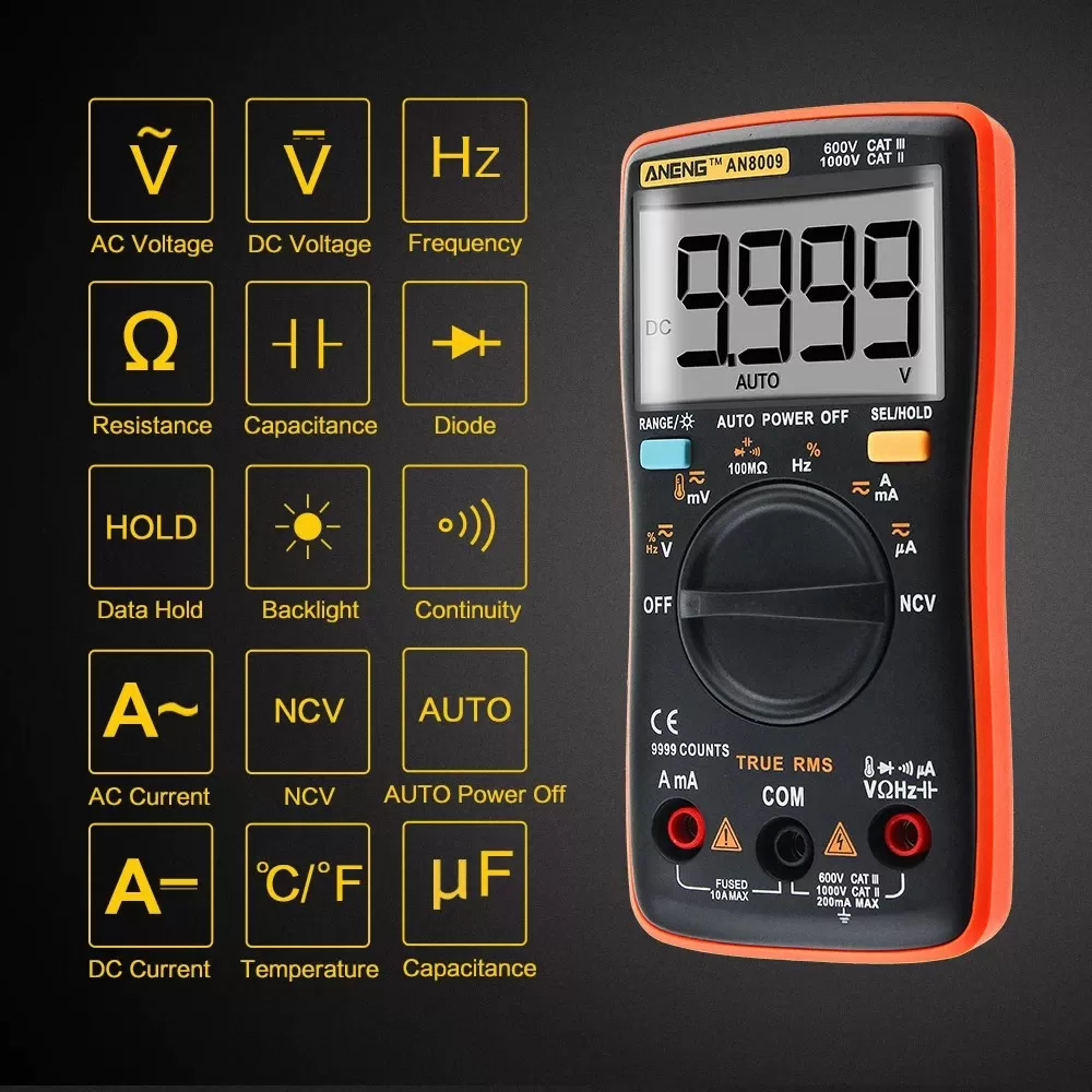 ANENG AN8008 Mini Digital Multimeter - image 4