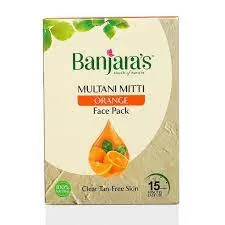 Banjara's Multani Mitti + Orange Face Pack Powder 100gms
