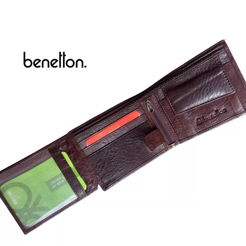Bentton New Men's Leather Wallet with Birthday GIFT BOX - image 9