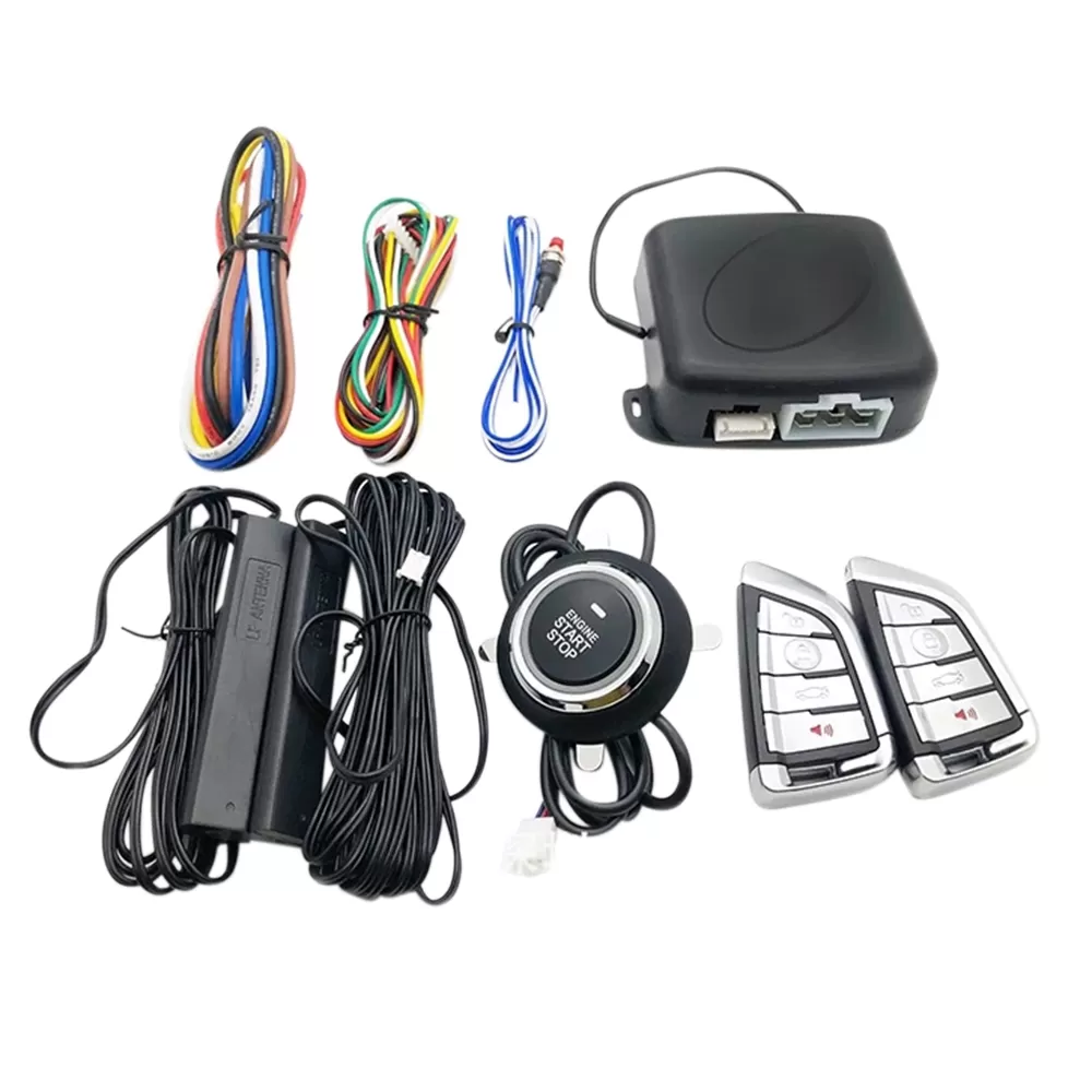 Car Engine Push start Button System PKE Keyless entry