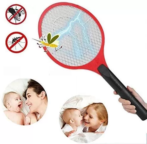 Electric Mosquito Fly Insect Killer Racket Zapper Bat