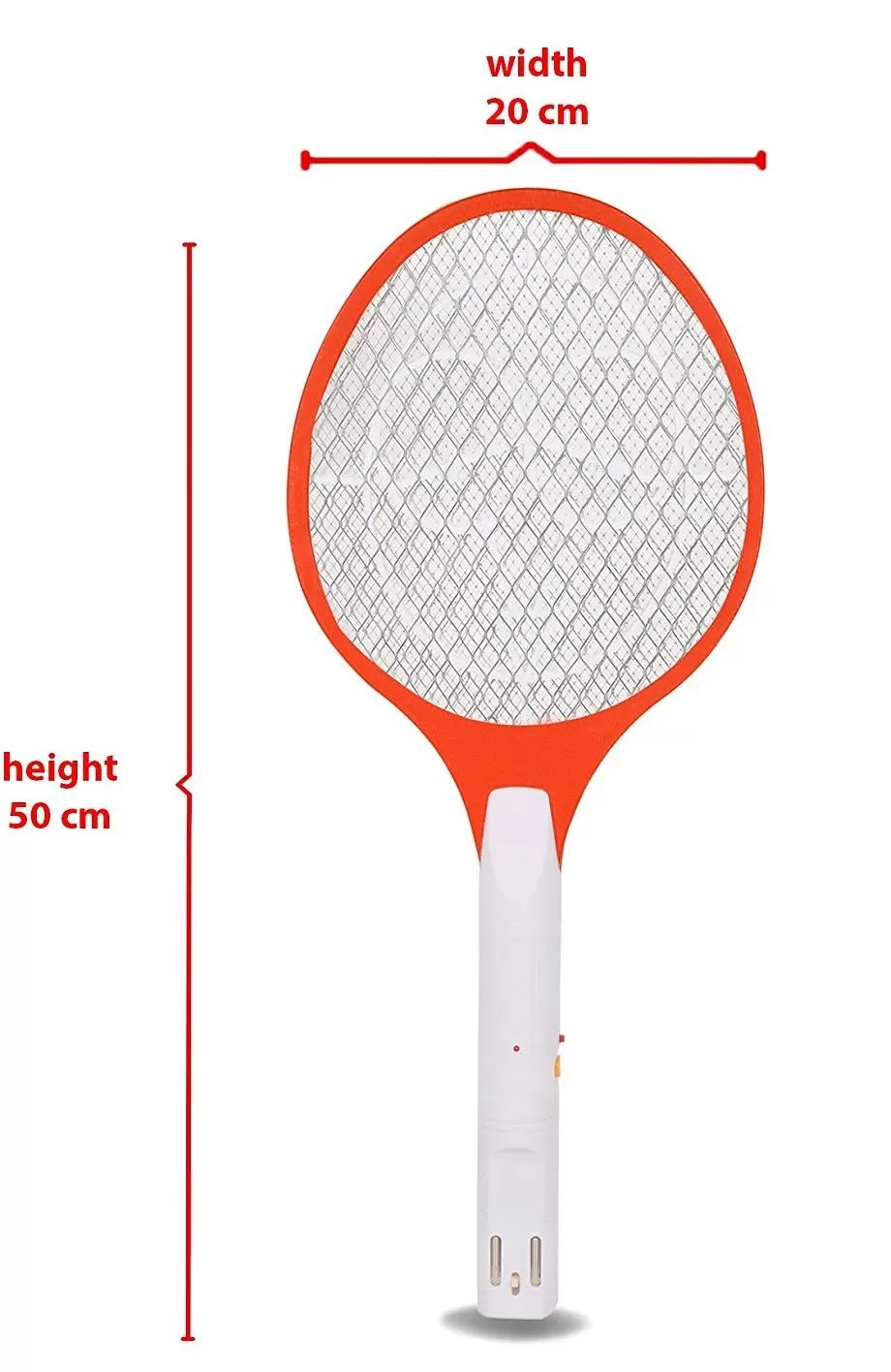 Electric Mosquito Fly Insect Killer Racket Zapper Bat - image 3
