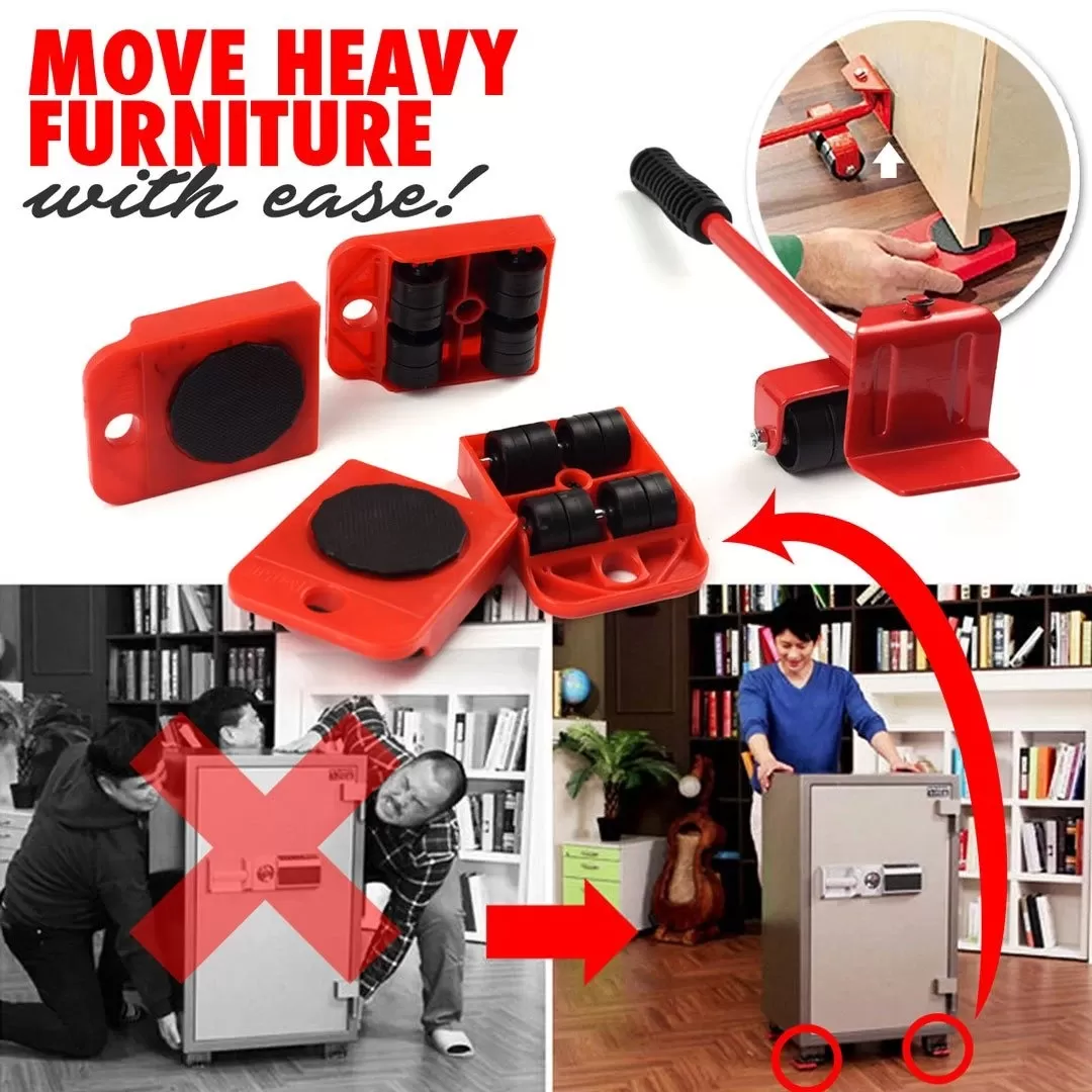 Furniture Mover Tool Lifter Sliders Kit