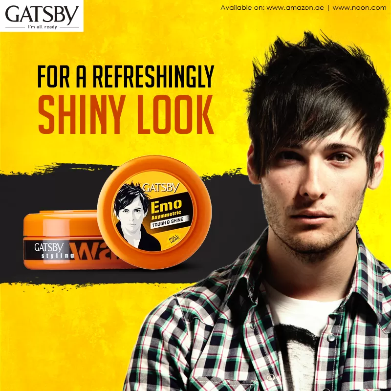 GATSBY Emo Asymmetric Tough & Shine Hair Styling 75g
