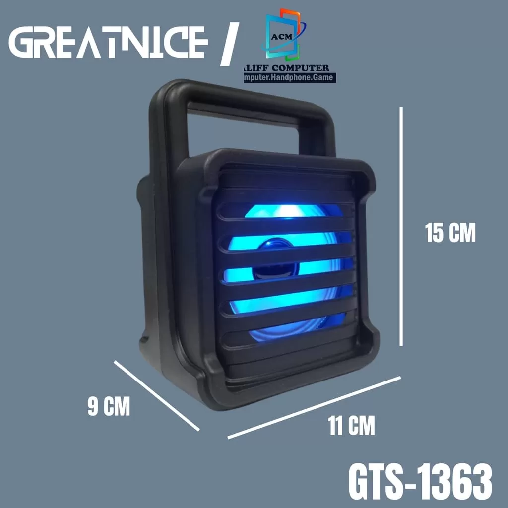 GTS - 1363 Extra Bass Wireless speaker - image 3