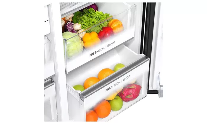 HAIER SIDE BY SIDE REFRIGERATOR 630L BLACK GLASS - image 3