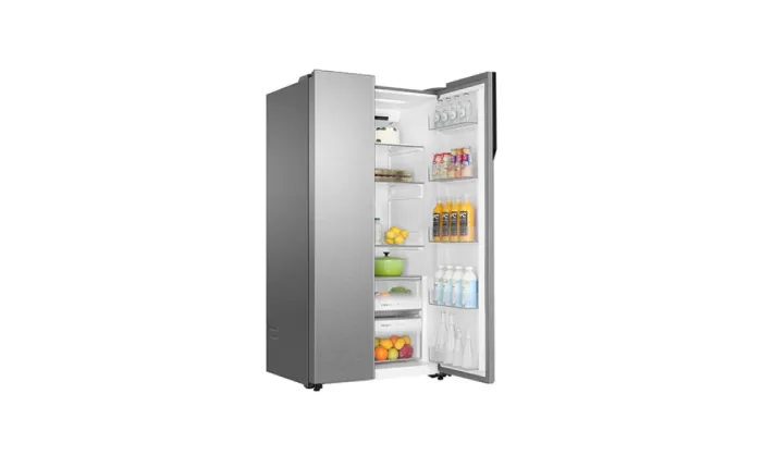 HAIER SIDE BY SIDE REFRIGERATOR 630L SHINY STEEL - image 3