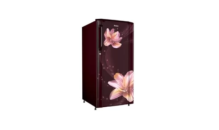 HAIER SINGLE DOOR REFRIGERATOR 190L -RED ERICA - image 2