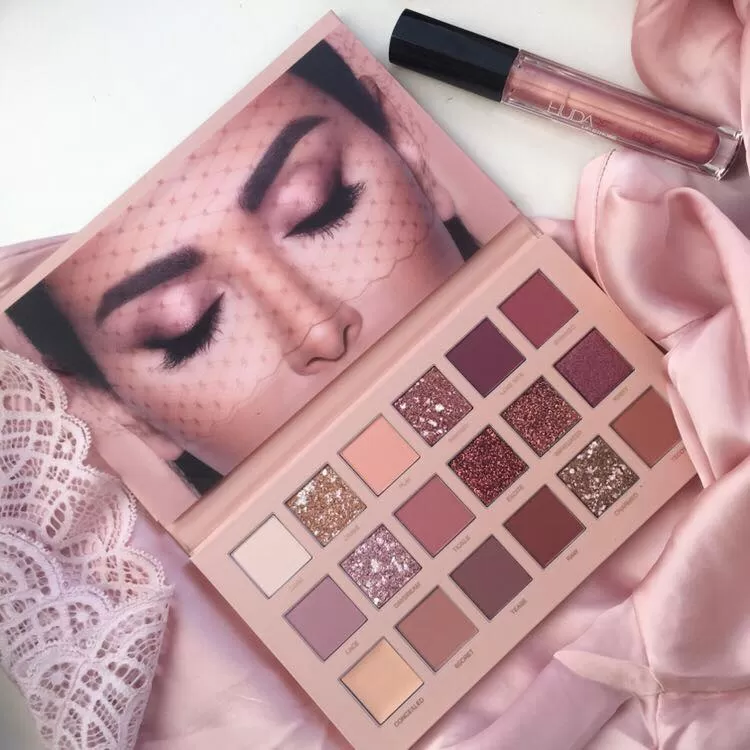 Huda Beauty NEW Nude Eyeshadow Palette - 18 Shades - image 2