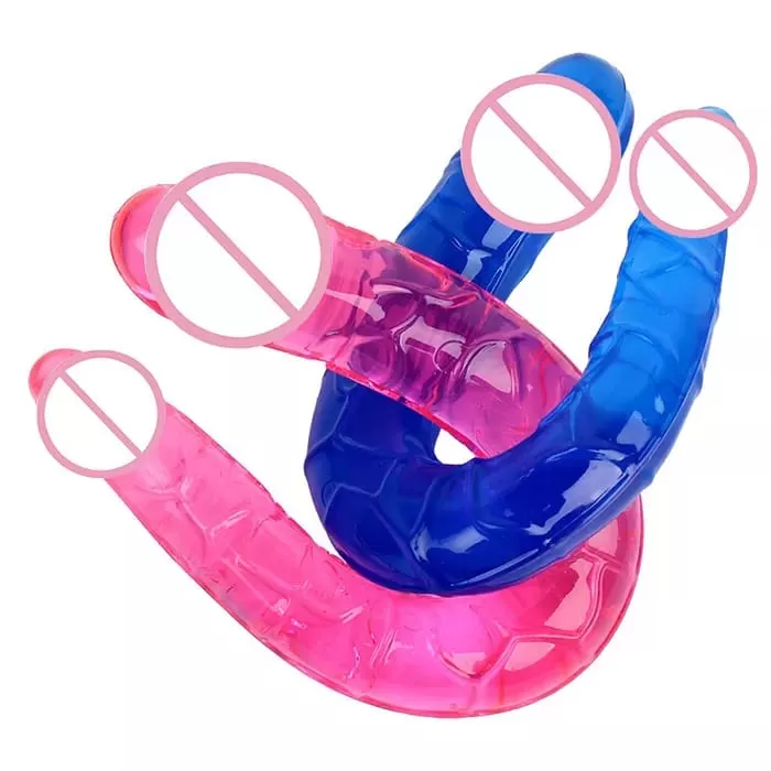Jelly Double Long Realistic Dildo - image 3