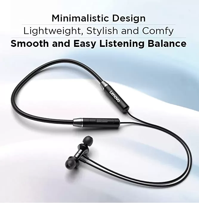 Lenovo Wireless Neckband Earphone He05 - image 3
