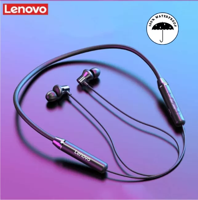 Lenovo Wireless Neckband Earphone He05