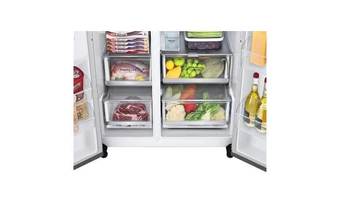 LG INSTA-VIEW REFRIGERATOR NOBLE STEEL 674L - image 3
