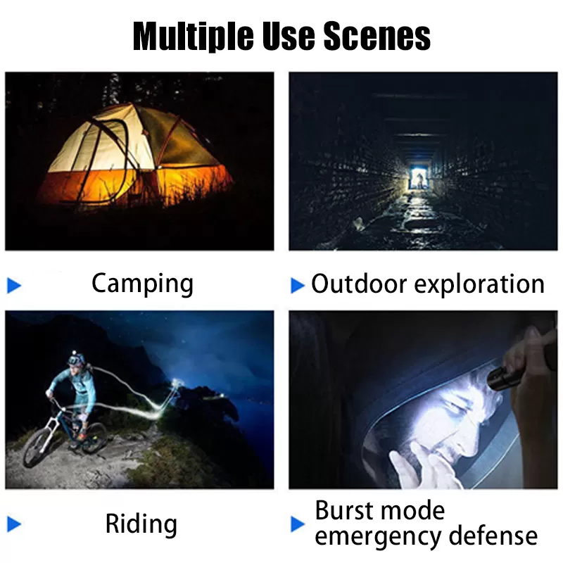 Mini LED Flashlight Rechargeable torch - image 4
