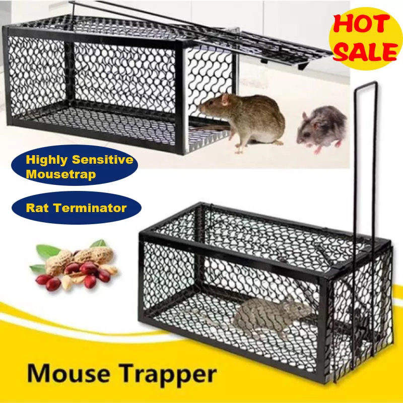 Mouse Rat Trap Catcher Bait Mice Live Box Mice Trap Cage - image 1