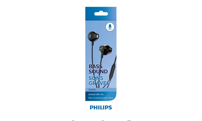 PHILIPS ERGO Earbud Driver For Bass TAUE101BK - Black - image 3