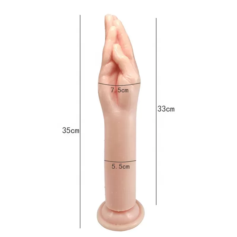 Realistic hand silicon 13 inch huge arm dildo - image 2