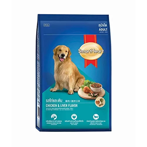 Smart Heart Adult Dog Food Chicken & Liver 500G