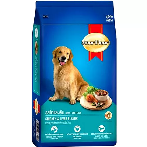 Smart Heart Adult Dog Food Chicken & Liver 500G - image 4