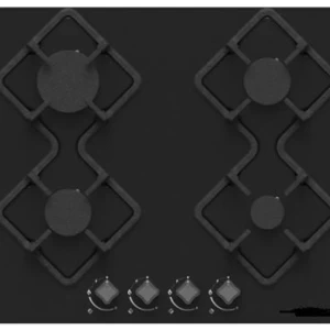 Abans 60cm Signature 4 Gas Burner Tempered Glass Hob