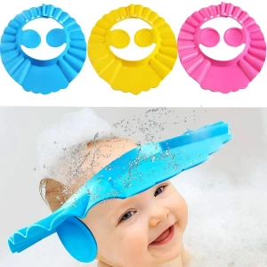 Baby Adjustable Baby Bathing Shower Cap with ear loop