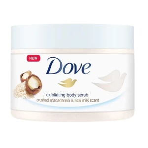 DOVE - CRUSHED MACADAMIA & RICE MILK BODY POLISH - 298G