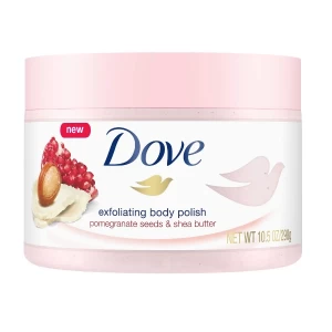 DOVE -POMEGRANATE SEEDS & SHEA BUTTER BODY POLISH - 298G