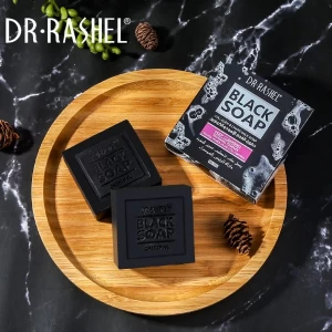 Dr Rashel Black Soap Collagen & Charcoal 100g