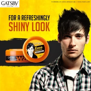 GATSBY Emo Asymmetric Tough & Shine Hair Styling 75g