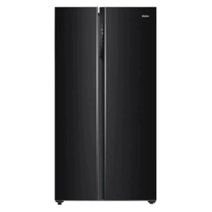 HAIER SIDE BY SIDE REFRIGERATOR 630L BLACK GLASS