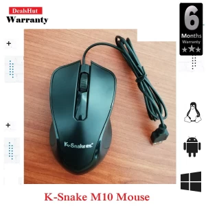 K-Snake M10 Wired Mouse For Computters & Laptops