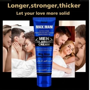 MAX MAN  Penis Enlargement cream time and size