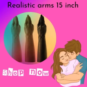 Realistic hand silicon 13 inch huge arm dildo