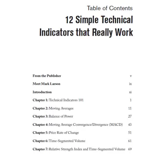 Trading 12 Simple Technical Indicators PDF Book - image 2