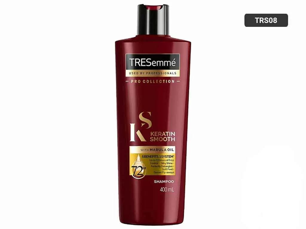 TRESEMME Keratin Smooth Marula Oil Shampoo 400ml 72hrs