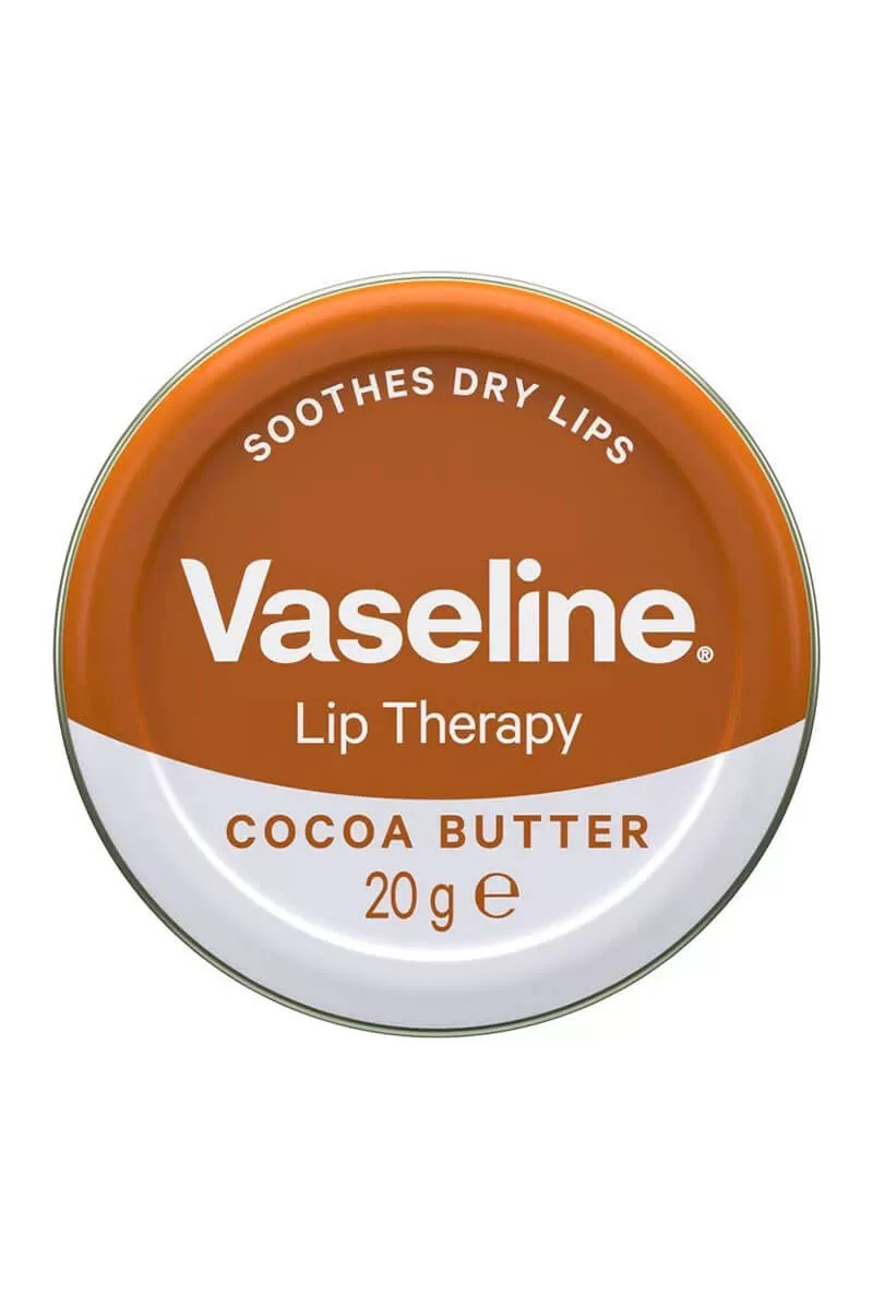VASELINE Lip Balm Therapy Cocoa Butter Heals Dry Lip 20g