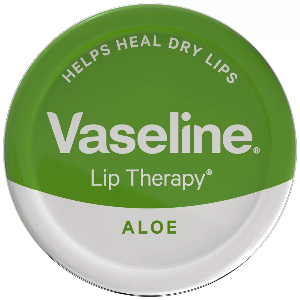 VASELINE Lip Balm Therapy Aloe Soothes Dry Lips - 20g
